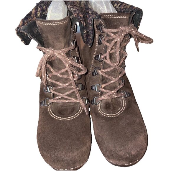 Dansko Brown Suede Ankle Boots & Booties | Size 38 Eur. & Sz. 7.5-8 - Picture 4 of 6